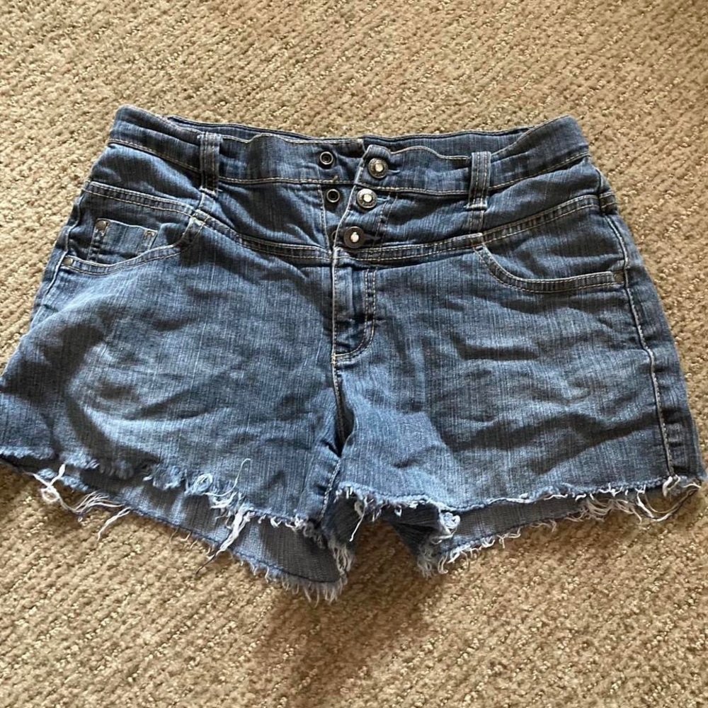 Denim shorts